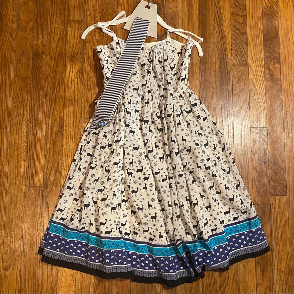 Anna Sui for Anthro Silk Party Dress